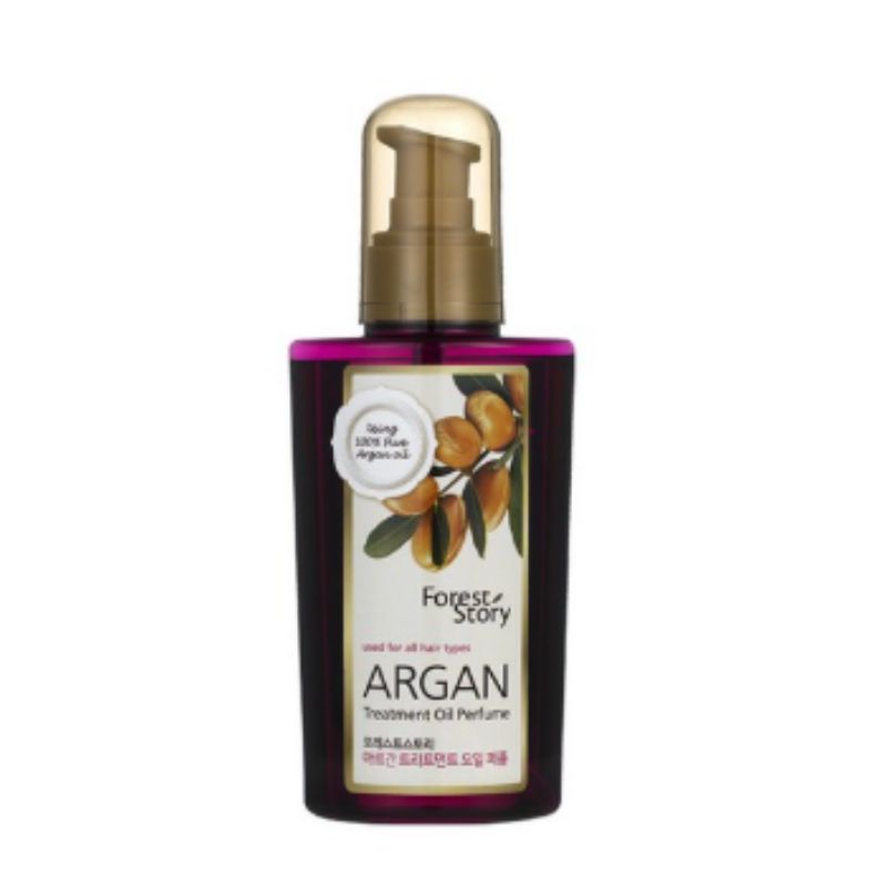 Forest Story Argan Treatment Oil Perfume 120ml – Nourishing Fragrance Hair Oil for Shine & Smoothness K-Beauty