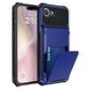 For iPhone 16e Phone Cover PC+TPU Dual Layer Back Case with Card Holder
