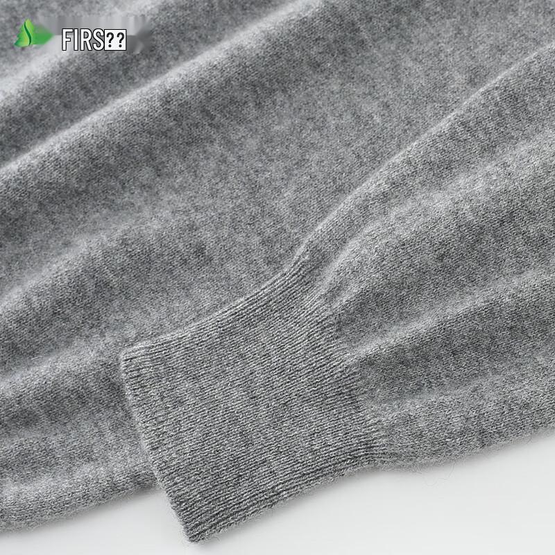 Shanshan Men's Cashmere Blend Round Neck Sweater