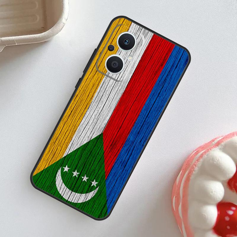 Comoros Flag Case For OPPO Reno 10 Pro 11F 4Z 5Z 8T 4 5 6 7 8 Lite OPPO Find X2 X3 Neo X5 X6 Pro Cover
