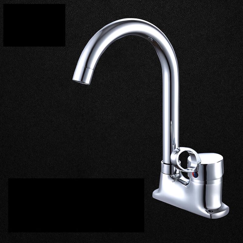 TLXT Brass Double-Hole Basin Mixer Faucet