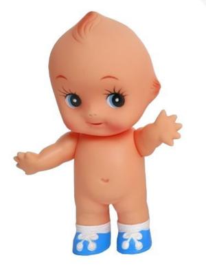 Kewpie mit blauen Schuhen, 15cm,
