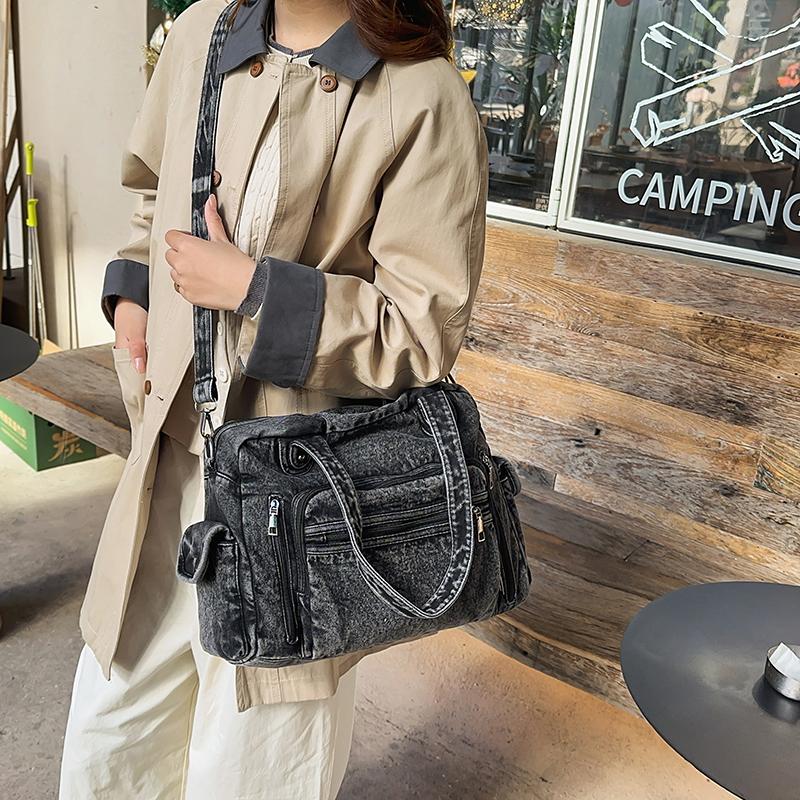 Denim Bag Women's Tote Bag Large Capacity Shoulder Crossbody Bag
