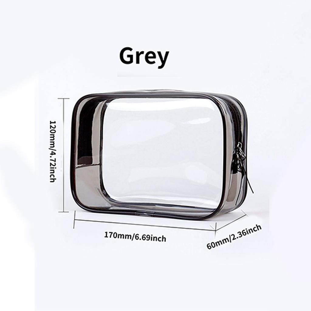 1pcs large capacity makeup bag, travel multifunctional makeup storage bag, transparent waterproof and dustproof toileting bag