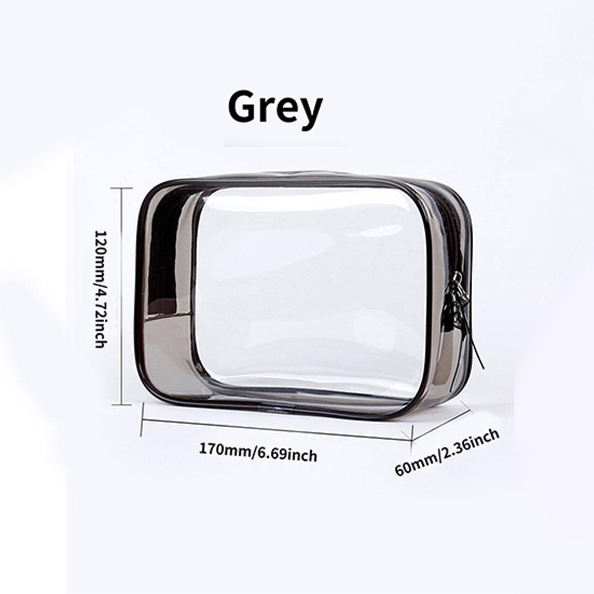 

1pcs large capacity makeup bag, travel multifunctional makeup storage bag, transparent waterproof and dustproof toileting bag