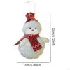 Christmas Snowman Pendant Hanging Ornament Lovely Gift, Xmas Tree Decoration Plush for Wall