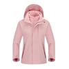 Men Women 3-in-1 Waterproof Windproof Hiking Jacket With Removable Fleece Liner Camping Outdoor Travel