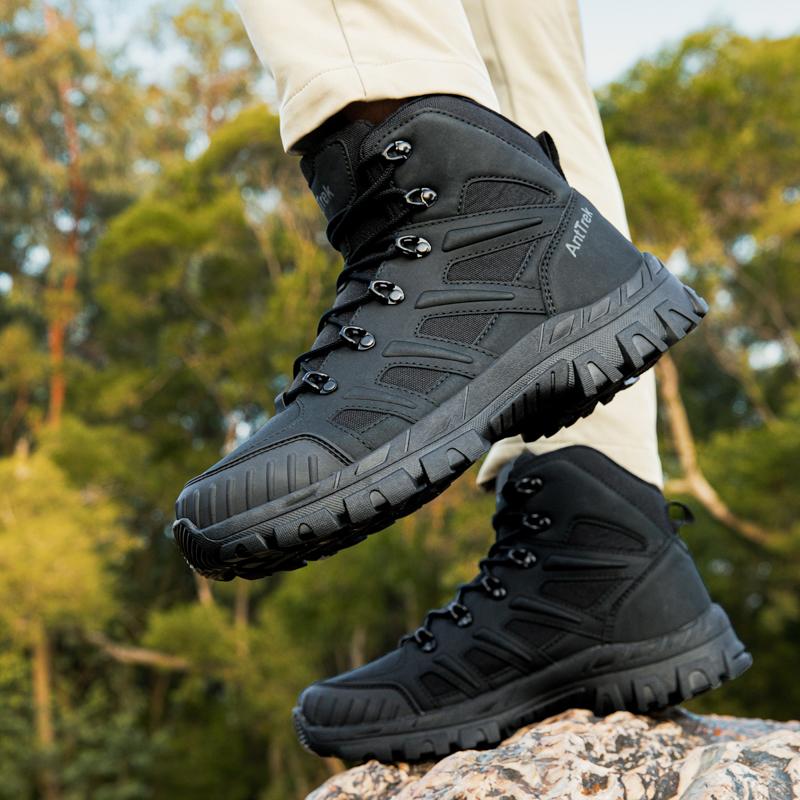 Plus Size Breathable Men Boots Outdoor Desert Boots Comfortable Ankle Boots For Men Hiking Shoes