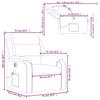Electric Massage Chair Yellow Velvet