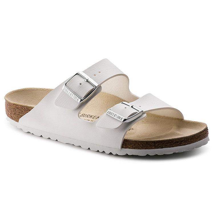 Birkenstock Arizona Birko-Flor 'White' Men's 51733