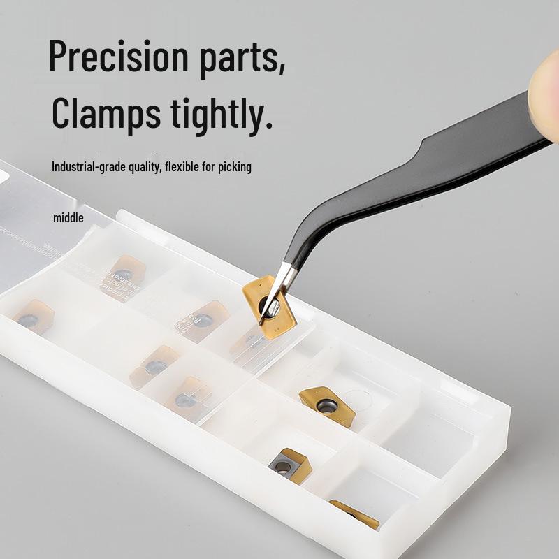 Stainless Steel Anti-Static Tweezers for High-Precision Repair