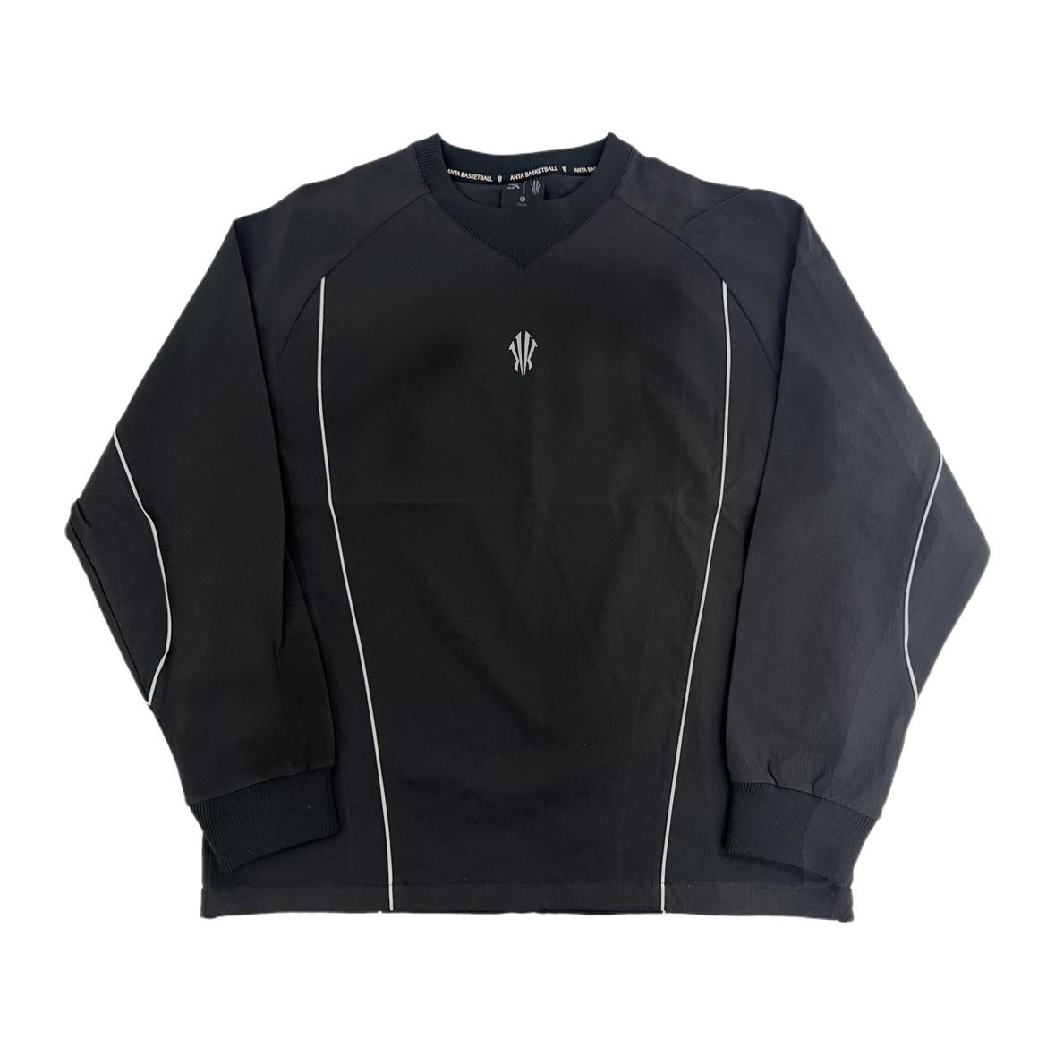 

Anta Kyrie Irving Series Crew Neck Knitted Sweatshirt Black Unisex 172541601-3 XL