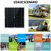SOECOPO 20000W Portable Off Grid Solar System Kit 2*300W Panel 12V 24V To 220V/110V Inverter Socket 100A Controller for Camping
