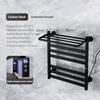 Stainless Steel Intelligent Electric Towel Rack Bathroom LED Digital Display Constant Temperature Drying Storage Rack