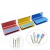 10/16/24 holes Dental Burs Holder Block Case for High Speed Burs& Low Speed Burs Dental Autoclavable Burs Holder