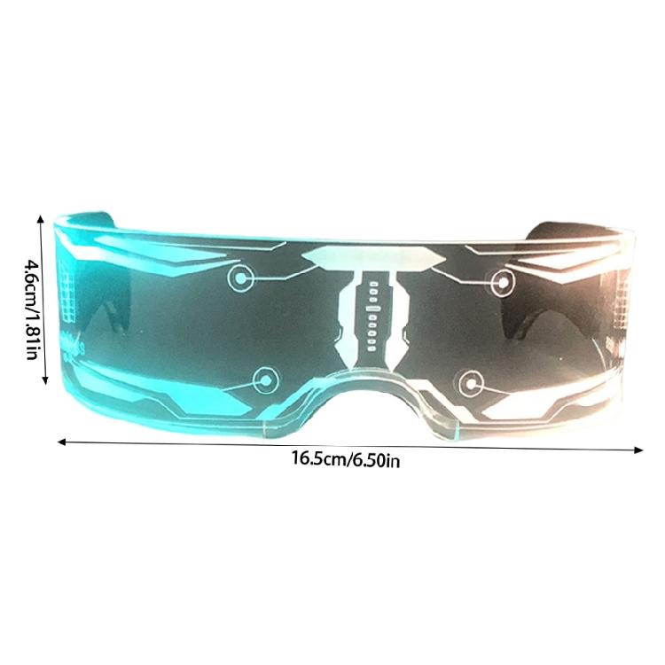 Lighting Up Nightclub Glasses LED Flashing Glasses Halloweens Decoration Glasses for Birthdays Festivals and Nightclub