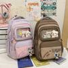 Mori Style Large-Capacity Backpack for Junior and High School Girls