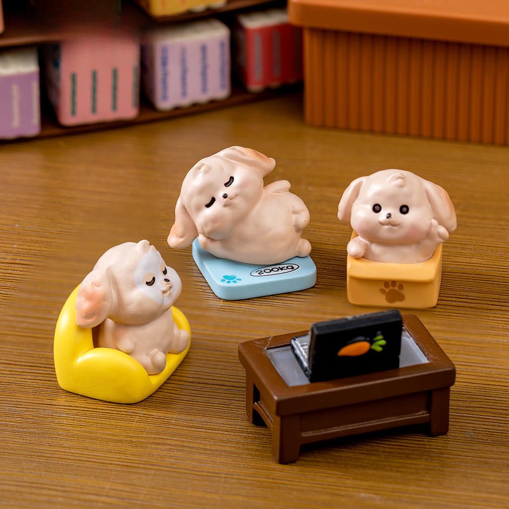 Cute Dog Figurine Blind Box Set Ideal For Car Decor And Mini Garden Ornaments