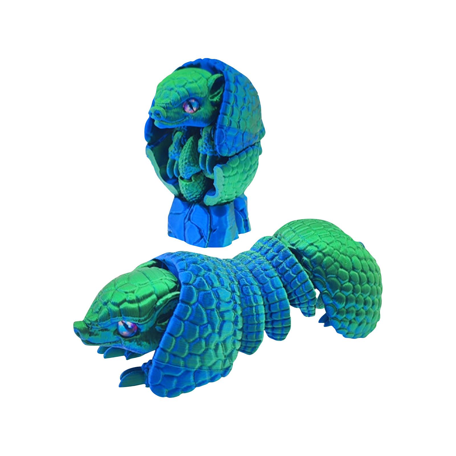 

3D-печатная подвижная игрушка, с подвижными суставами, 3D-печатная игрушка-украшение, снятие стресса, подвижная One Size