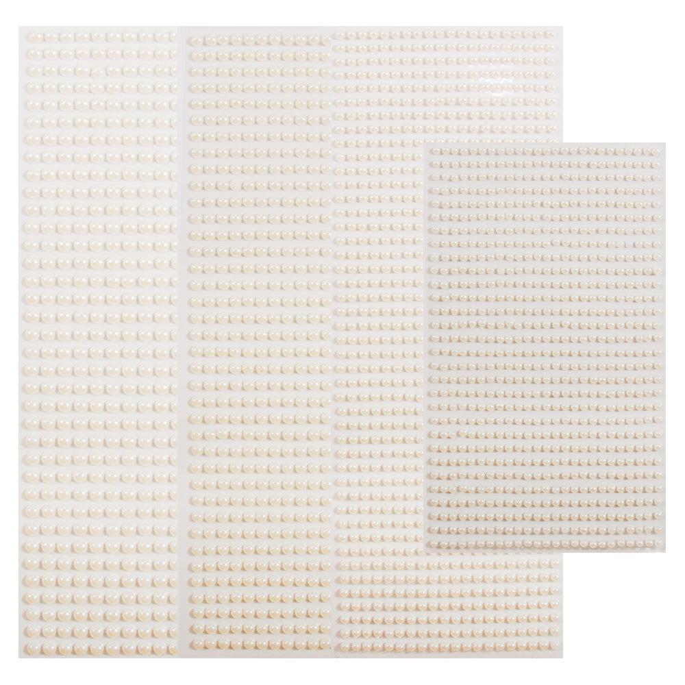 Hot Selling Music Festival Face and Nail Art Pearl & Diamond Stickers Mixed Color (New Color)