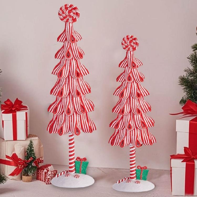 Lebhafter Zucker Weihnachtsbaumschmuck Langlebiger PVC-Schmuck für Feiertagsfeier Heim Büro Dekoration