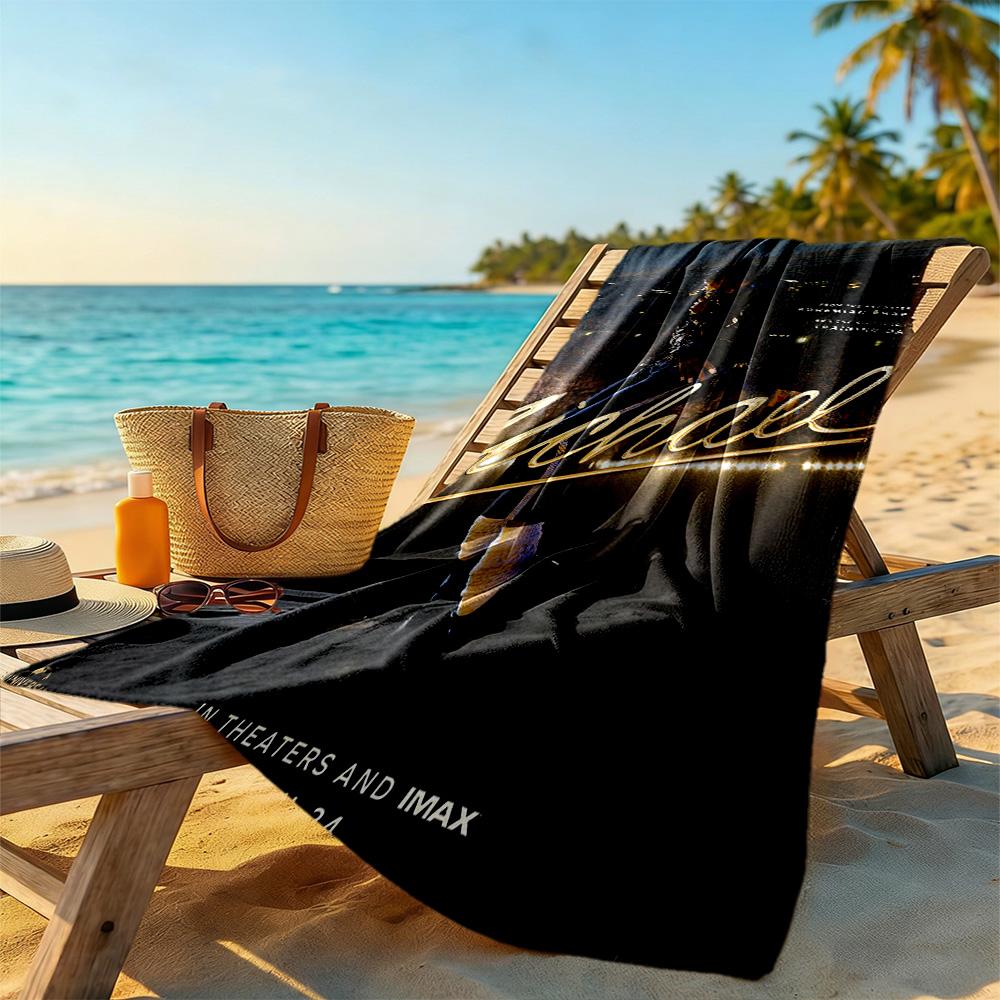 Michael Jackson Beach Towel Super Soft Microfiber Quickdry Fabric Comfortable Lightweight