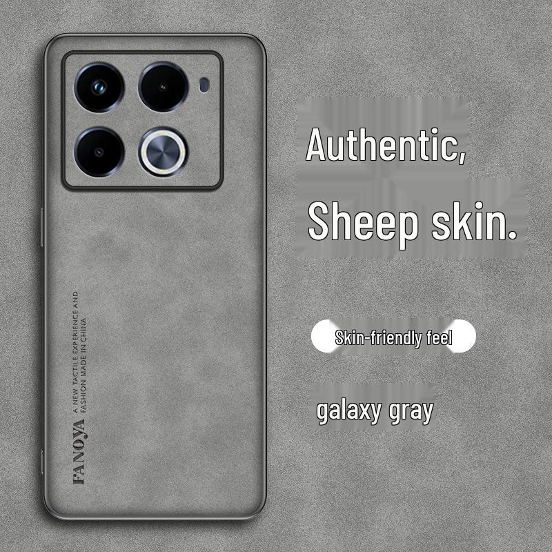 

Чехол для телефона Infinix Note40 Pro+ из овчины 5G: Однотонный деловой защитный чехол Note40 Pro+