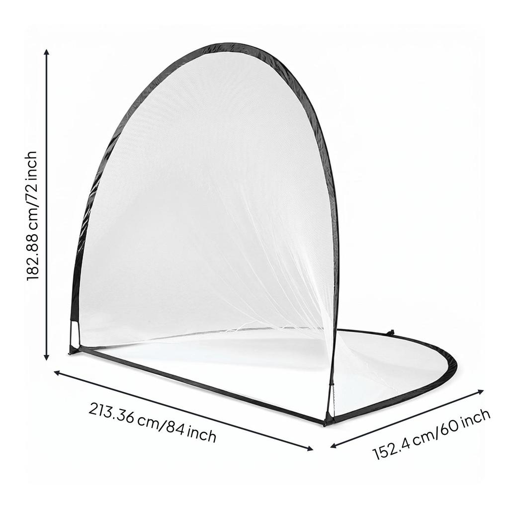 Golf Practice Net Mesh Sports Gear Unobstructed Front