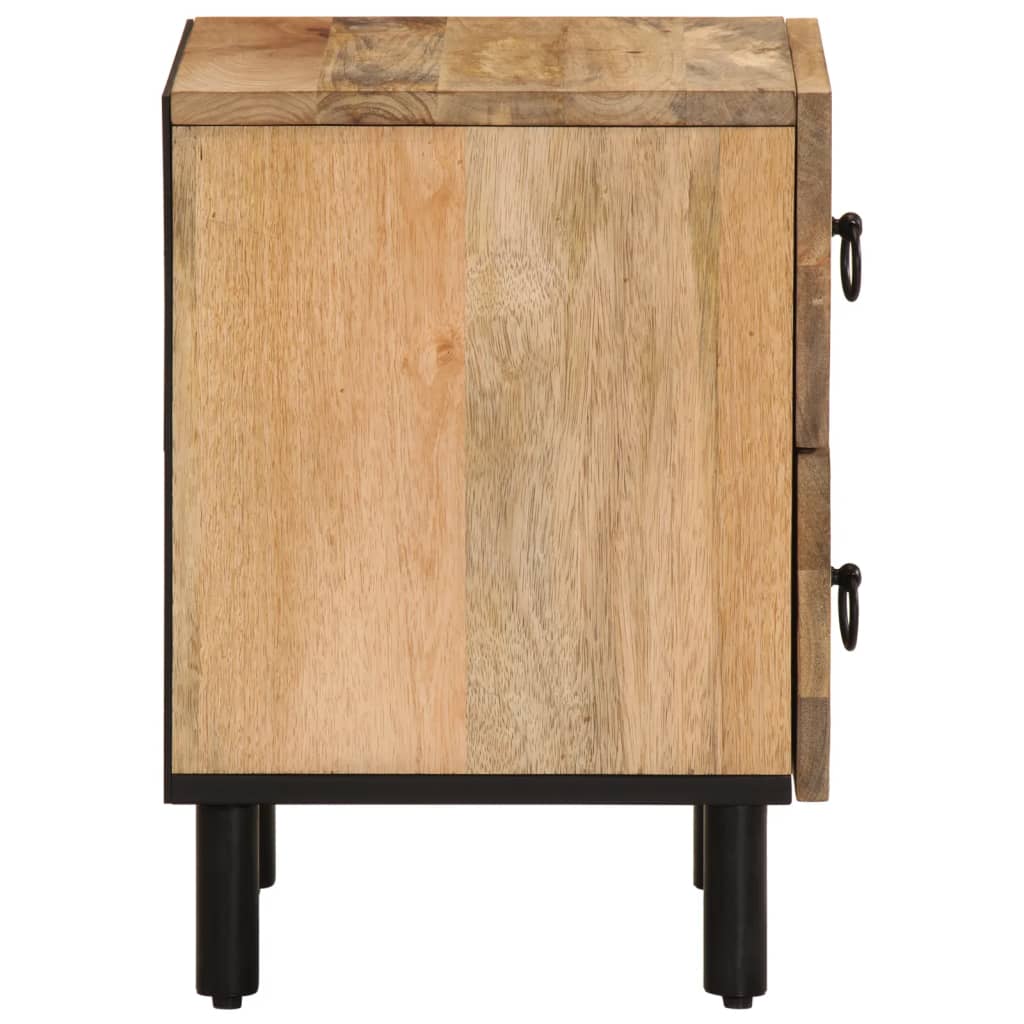 Nightstand 40 X 33 X 46 Cm Solid Mango Wood