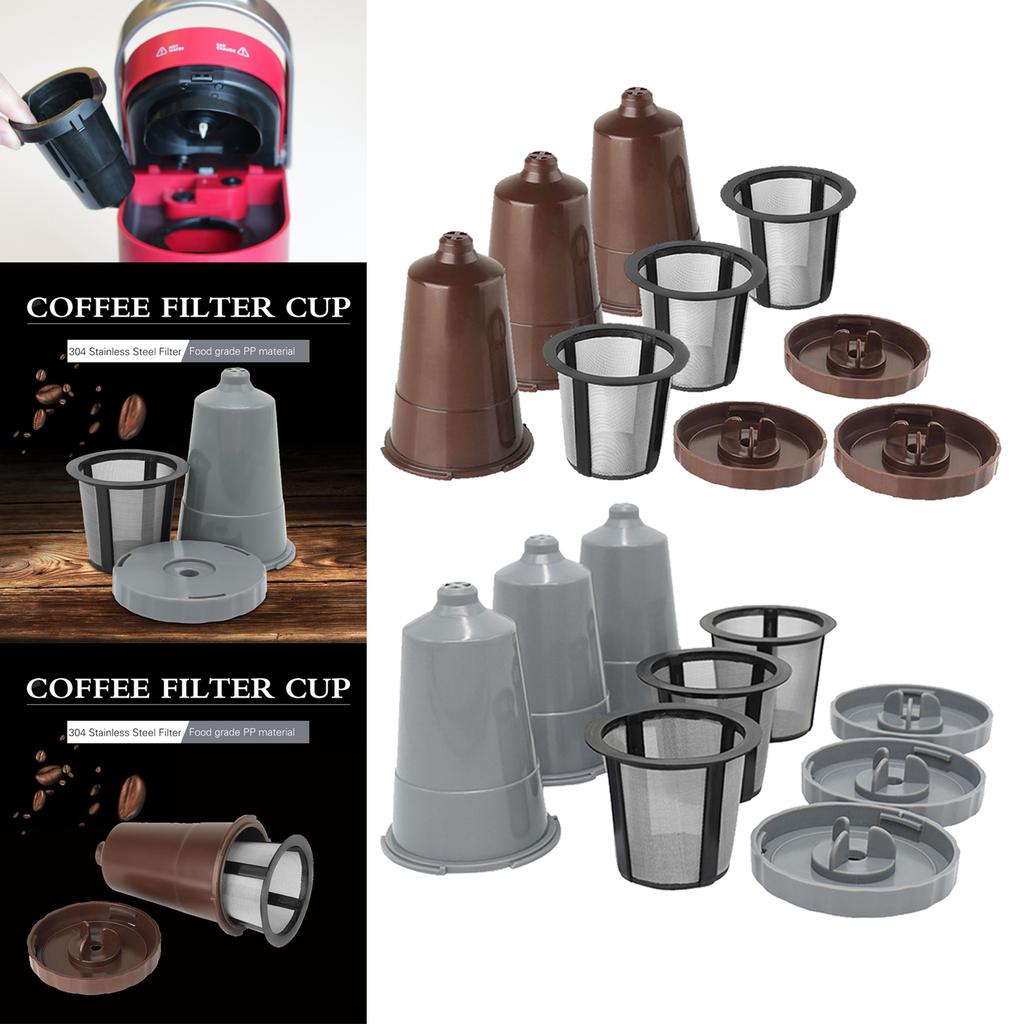 Household Reusable, B40, B65, B75 Series Refillable Coffee Filter Cups