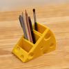 Porta Telecomandi con 3 Scomparti Stampato 3D a Forma di Formaggio Organizer da Scrivania per Tavolo Comodino Ufficio