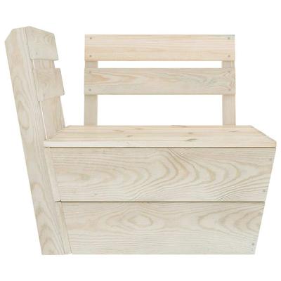 Modular Pallet Sofa Corner Unit Impregnated Spruce Wood