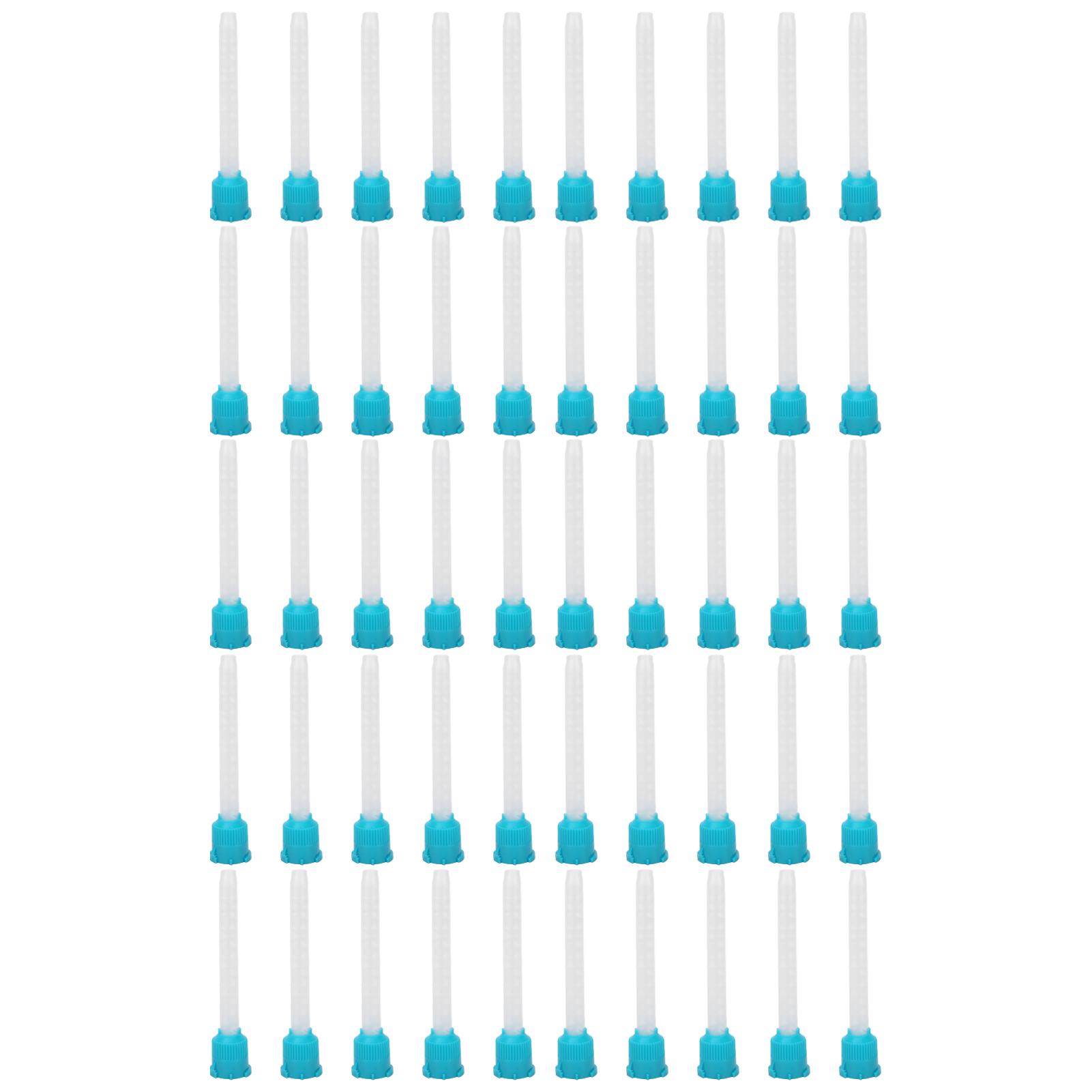 

50 шт., насадка для смешивания эпоксидной смолы, стоматологический клей, аппликатор, насадка для смешивания, стоматологический аксессуар Green