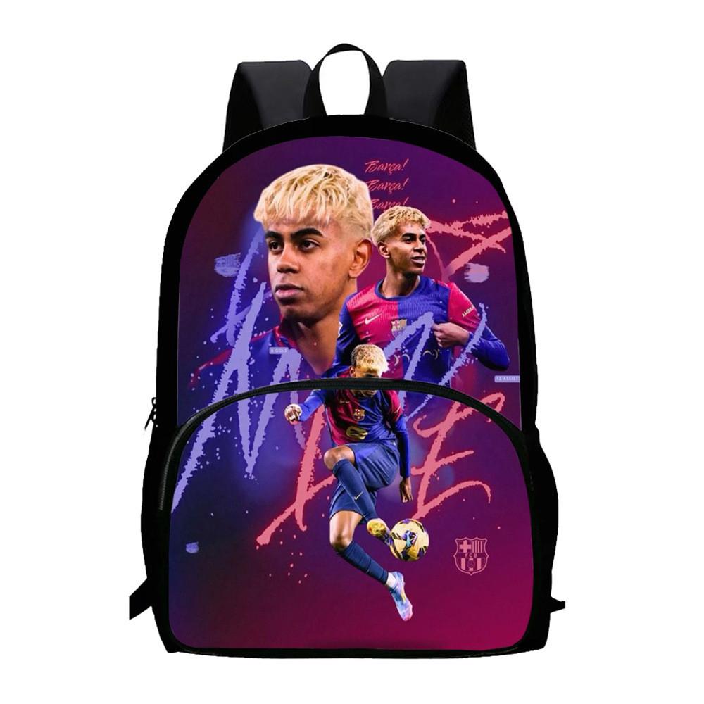 Backpack Trendy Yamal Oxford Material Double Shoulder Design Daily Use School