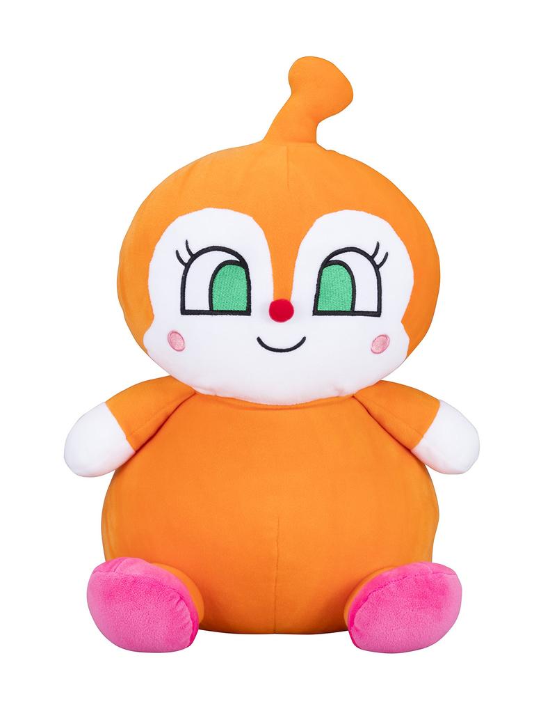 SEGA FAVE Anpanman Mochifuwa Marshmallow Plush Toy Dokin-chan