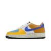 Nike Air Force 1 Grade School ' - Starfish' (Unisex) University Gold / Light Bone / Starfish / Lapis Kids' Skateboarding Shoes DO4657 740