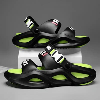 Men's Summer Slides Ultra-Comfortable Thick Sole Sandals with Breathable EVA Material for Indoor Outdoor Activities for Beach Pool Water Park Fun