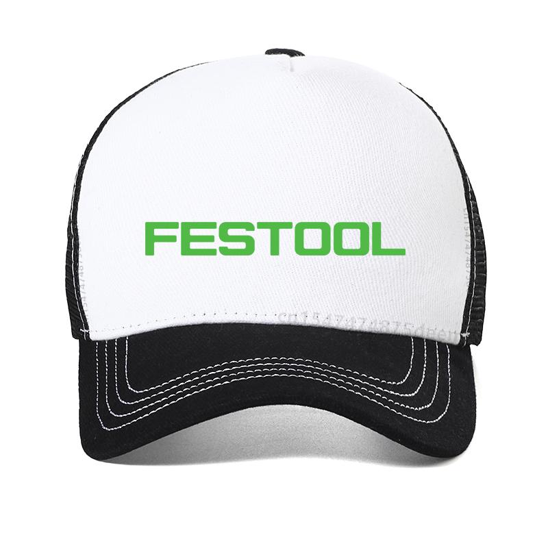 New Men Festool Tools Baseball Cap Casual Summer Mesh Ventilation Trucker Hat Cool Adjustable Snapback Hats Gorras