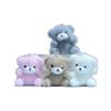 Adorable Plush Bear Keychain Cute Cartoon Animal Doll With Super Soft Material