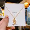 Women S Pisces Zircon Inlaid Clavicle Chain Luxury Simple Versatile Necklace With You For Life