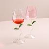 INS-Stil Rosewein-Glas, Eleganter hoher Stiel Rotwein-Kelch für Champagner, Cocktails & Romantisches Essen