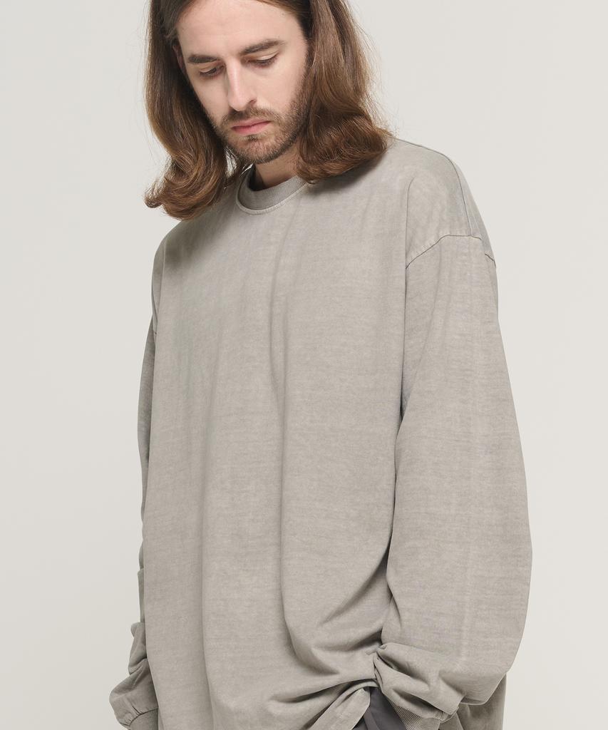CARGOBROS Pigment Plan Oversized Long Sleeve (Grey)