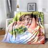 Популярний корейський актор Cha EunWoo Blanket Star Art Фланелева м'яка тепла ковдра для ліжка Спальня Ковдра для пікніка Подарунок для шанувальників
