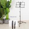 Portable Height-Adjustable Guitar Music Stand with Waterproof Bag and Adjustable Angle