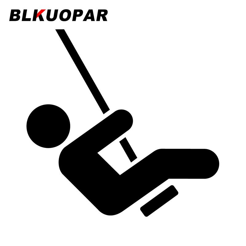 BLKUOPAR for Kid Person Car Stickers Fashionable Funny Decals Creative Simple Waterproof Helmet Trunk Decor Cartoon Graphics