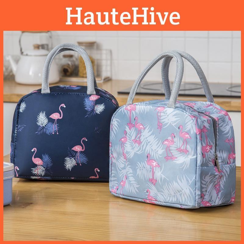 Box Lunch Handbag Insulated Bento With Aluminum Foil Thickened Bag By Hand Gift
