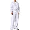 Men's Winter Hoodie Zip Up and Sweatpants Set Casual Tracksuit