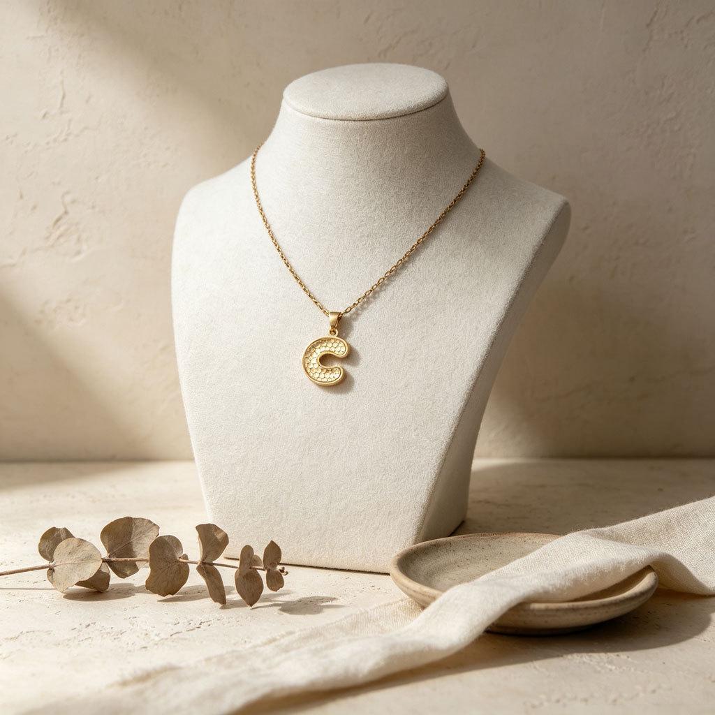 Trendy Modern Minimalist 26-Letter Cute Design Necklace