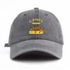 1 Stück gewaschene Baseballkappe mit Kamelprint für Erwachsene, minimalistischer Retro-Stil, lässige, weiche, verstellbare Dad-Kappe, perfekt als Geschenk