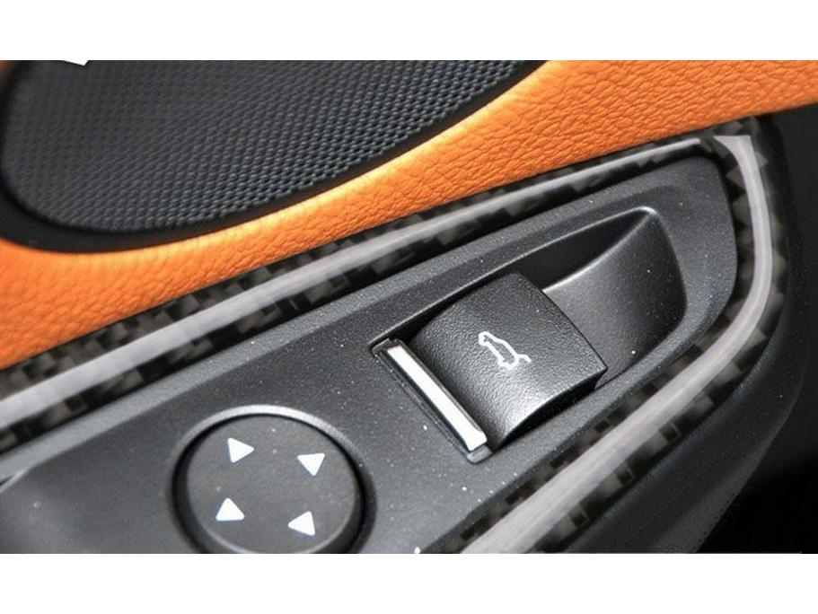 14-17 BMW X3/X4 F25/F26 Naklejka Ozdobna na Przełącznik Okna z Włókna Węglowego